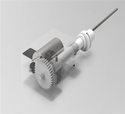 加油盖蜗杆电机