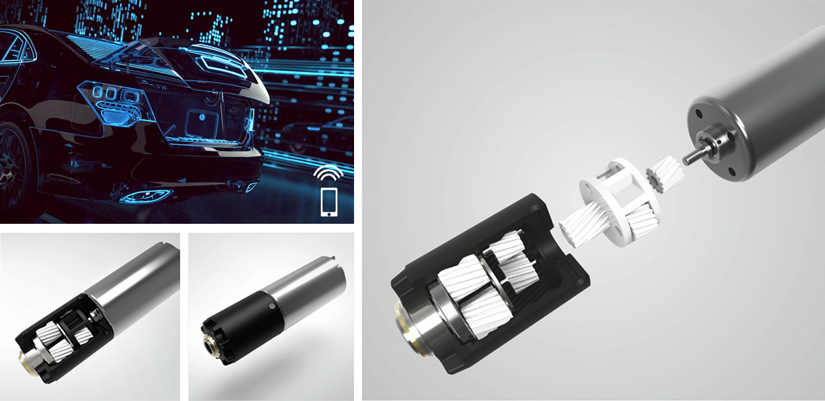 电动尾门推杆电机